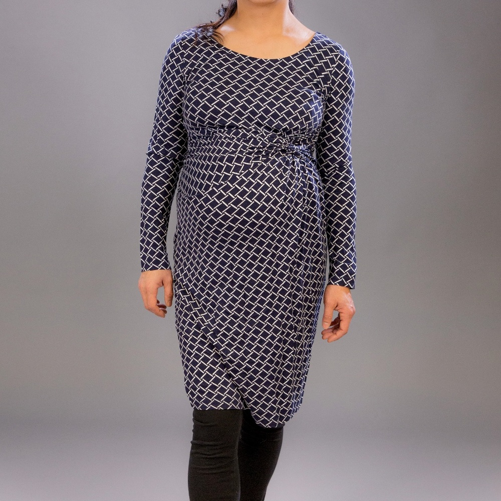 Seraphine side knot maternity dress